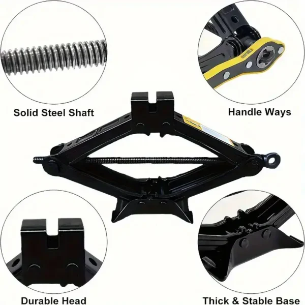 1720711039479-5c23c22a1caa4acda0ecf249a27a11e5-goods.webp 2 Ton Scissor Jack with Labor-Saving Wrench
