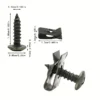 400pcs Heavy-Duty Automotive Clips