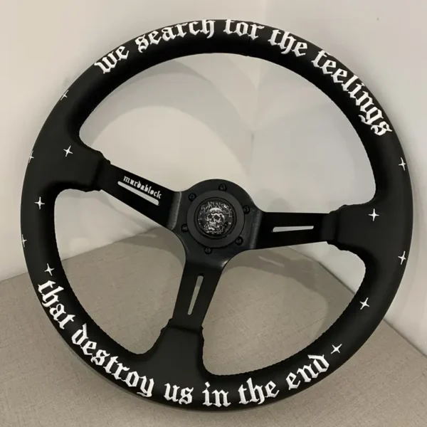 e3689c07-7ed7-448c-a5e0-70b4e91084c3.webp 14-Inch JDM Drift Steering Wheel – Black with White Stars